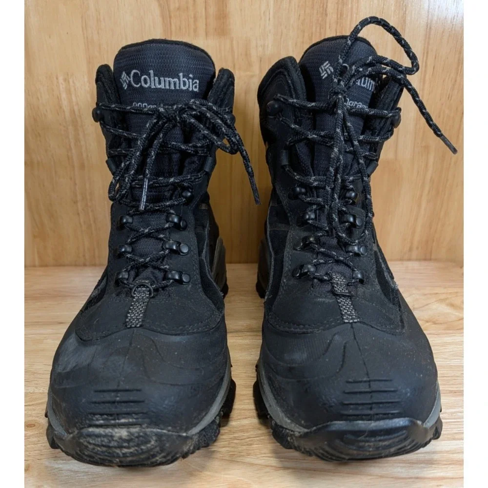 Columbia Bugaboot Snow Boots Men's 10.5 Waterproof 200g Insulated Black